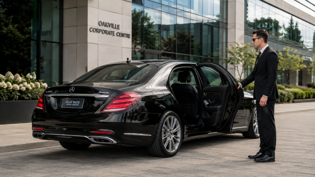 Executive car service Oakville ready for corporate and airport travel